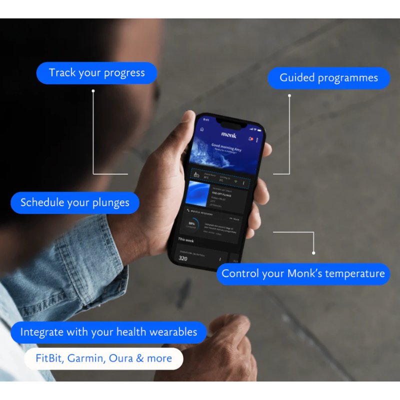 Monk Ice Bath App and its features