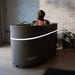 Man Enjoying Cold Therapy With Monk Smart Ice Bath