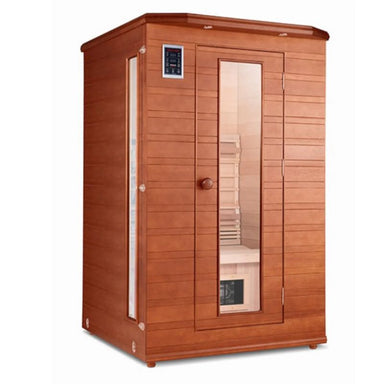 infrared sauna for two people from side