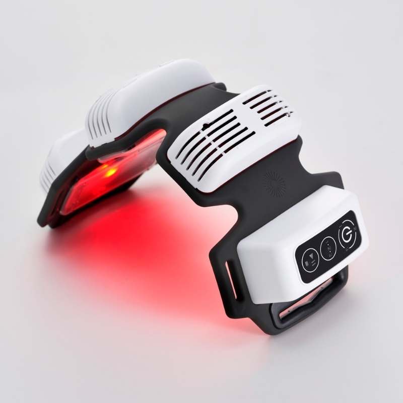 FlexBeam red light therapy device in white
