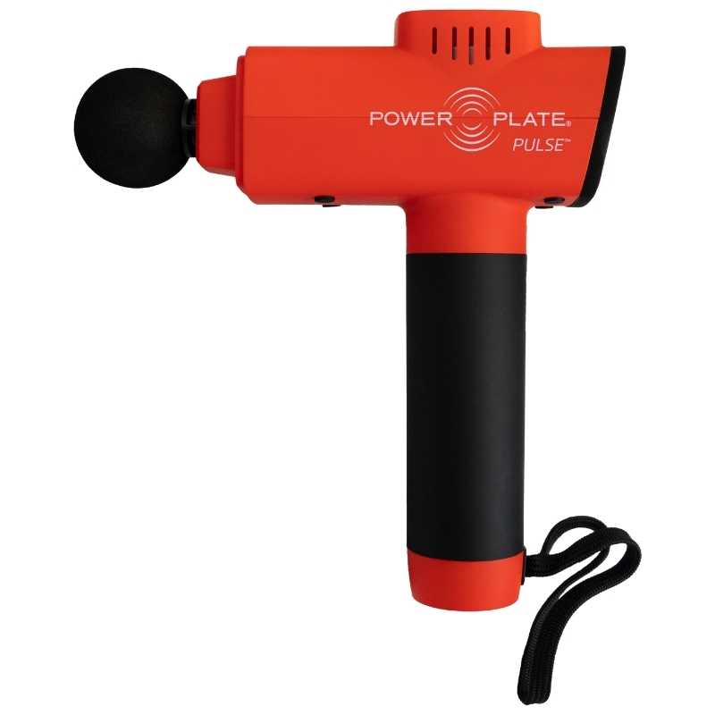 Power Plate Pulse 3.0 massage gun in red